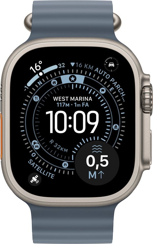 Apple Watch Ultra 3 49mm | S10-chip | 64GB Storage | GPS + Cellular | Black Titanium | 2025 |