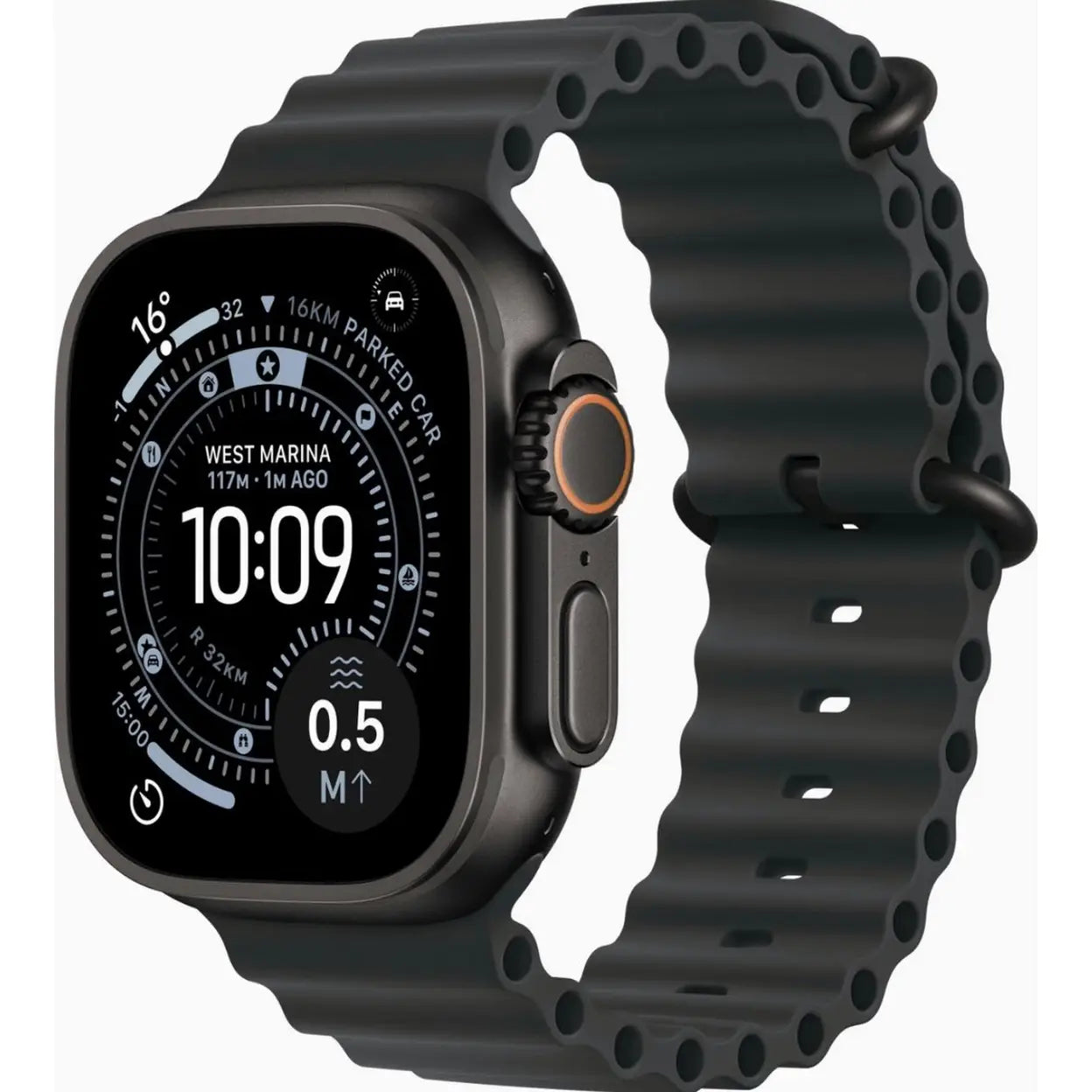 Apple Watch Ultra 3 49mm | S10-chip | 64GB Storage | GPS + Cellular | Black Titanium | 2025 |