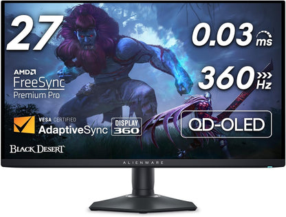 Alienware AW2725DF 27" (QD-OLED) | 360Hz | QHD | 0.03ms